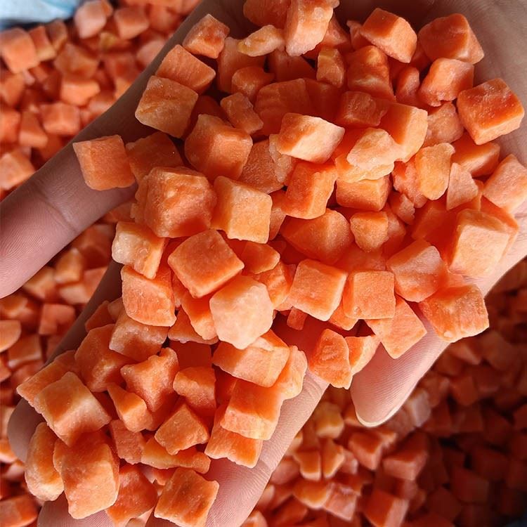 frozen carrots diced