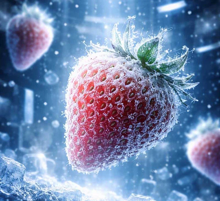 IQF magic: Freezing strawberries in time. IQF magic: Freezing strawberries in time.