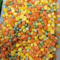 Congelando vegetais mistos